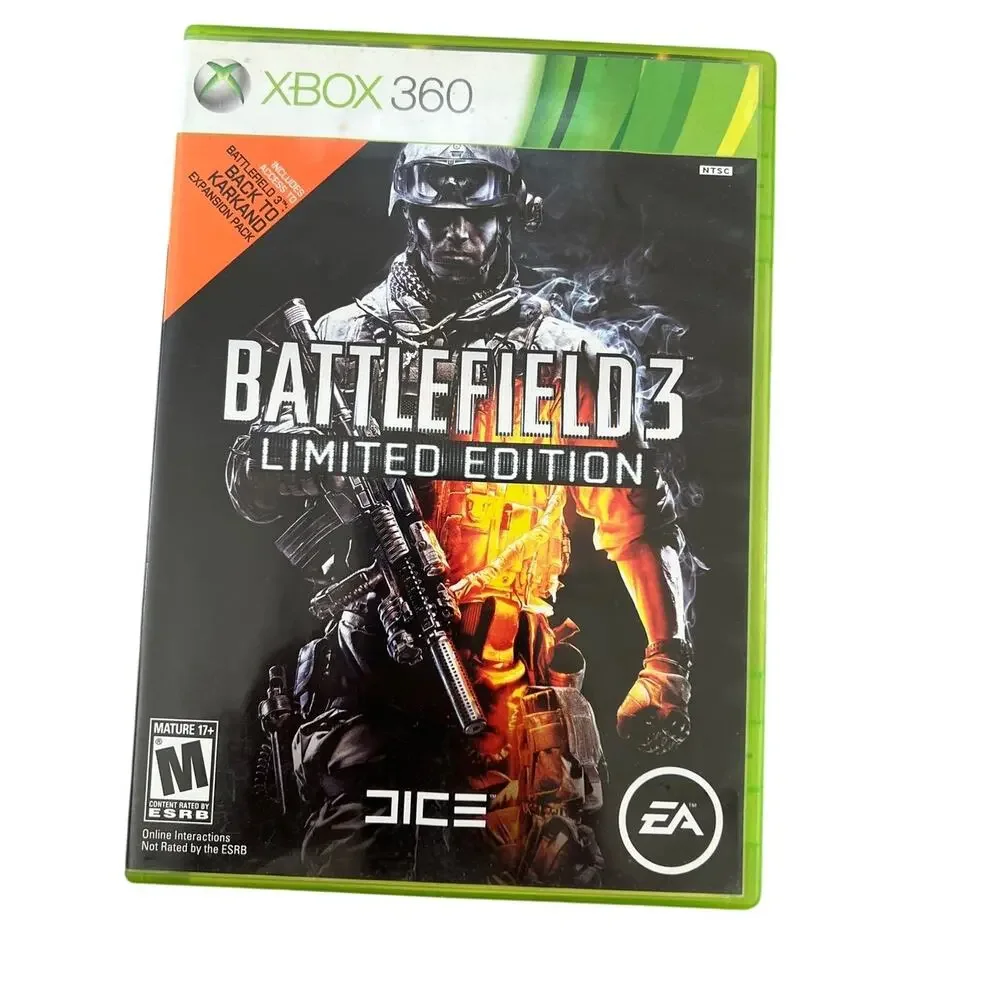 Battle Field 3: Limited Edition Microsoft XBox 360 (2011) Complete